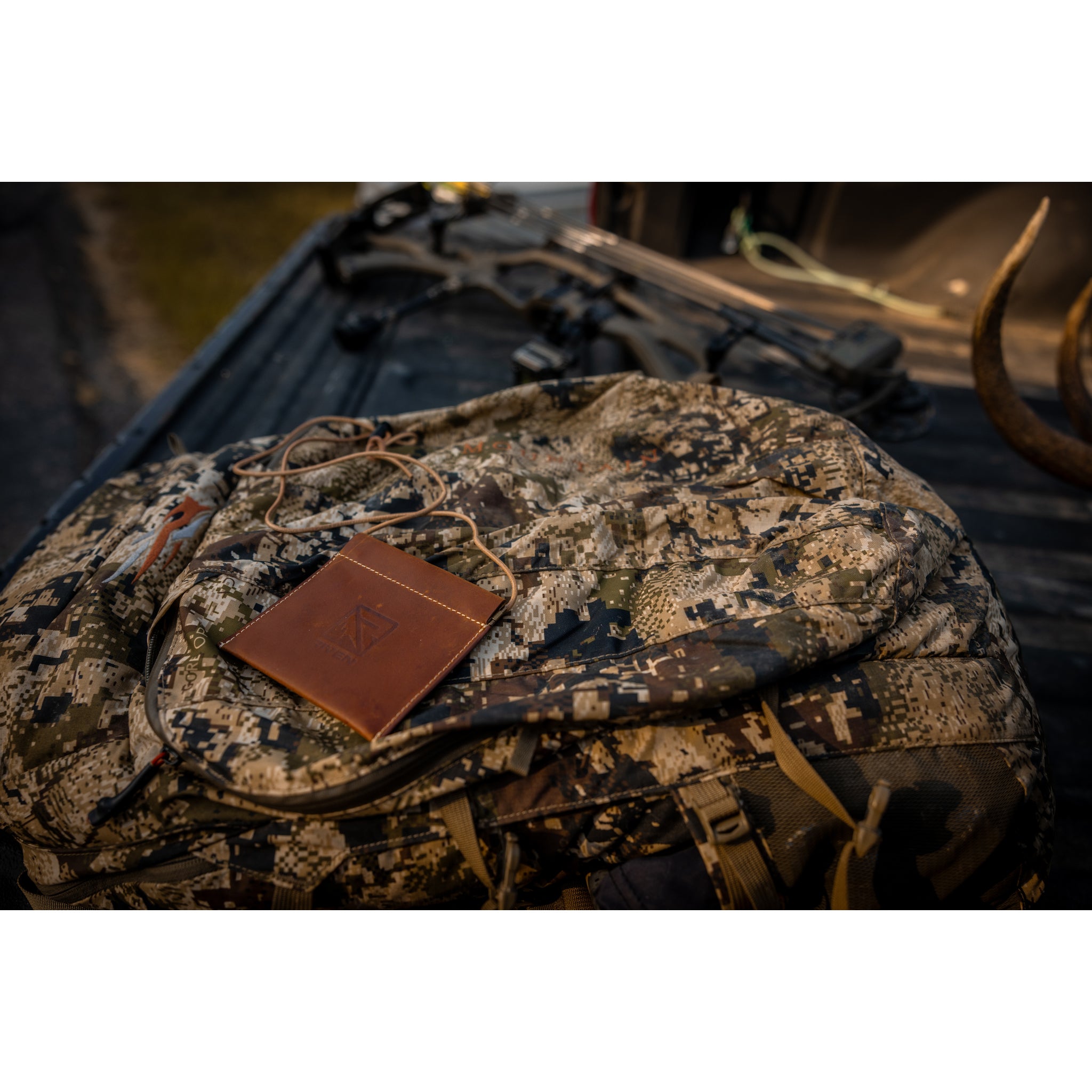 Riven Leather Diaphragm Lanyard